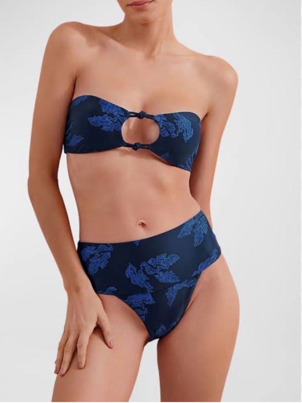 Vix Color Quizas Indigo Bikini Set Size Large